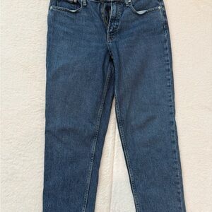 Mid-rise Blue Denim Jeans